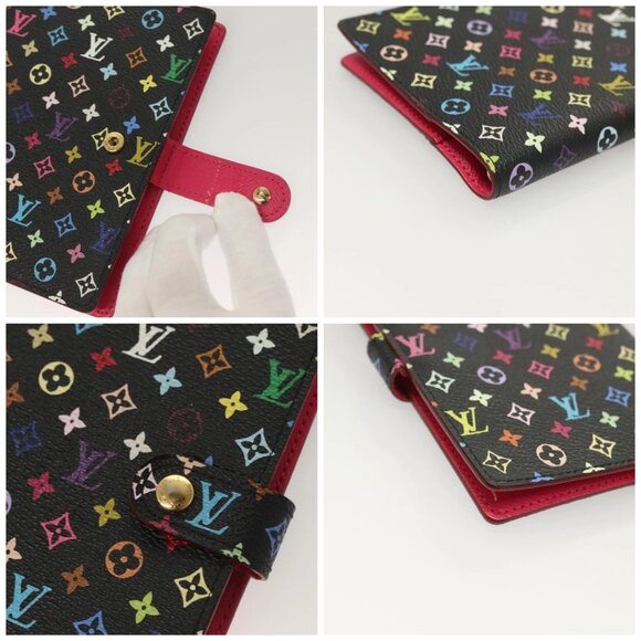 LOUIS VUITTON Multicolor Agenda PM Day Planner Cover Black - Picture 10 of 16